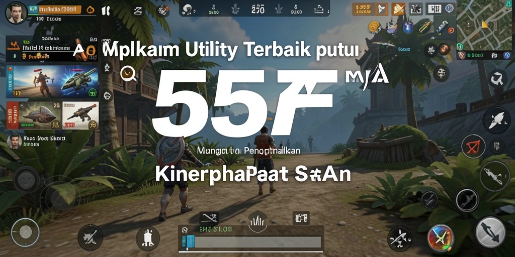 Tampilan antarmuka pengguna 555F yang intuitif dan informatif.