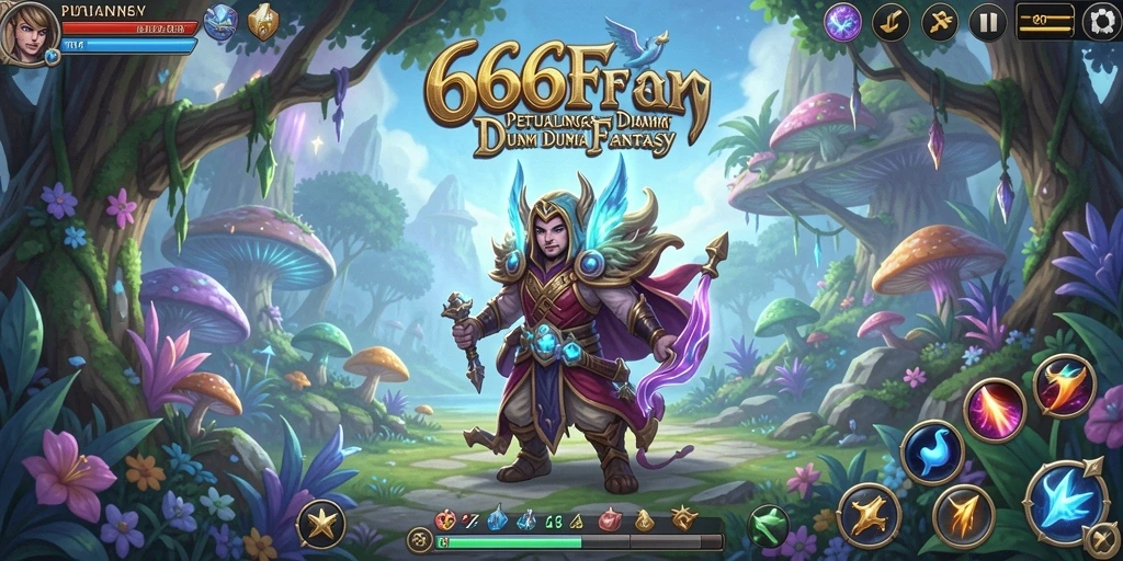 Menampilkan aksi pertarungan mendebarkan dalam game ARPG dengan karakter yang kuat.