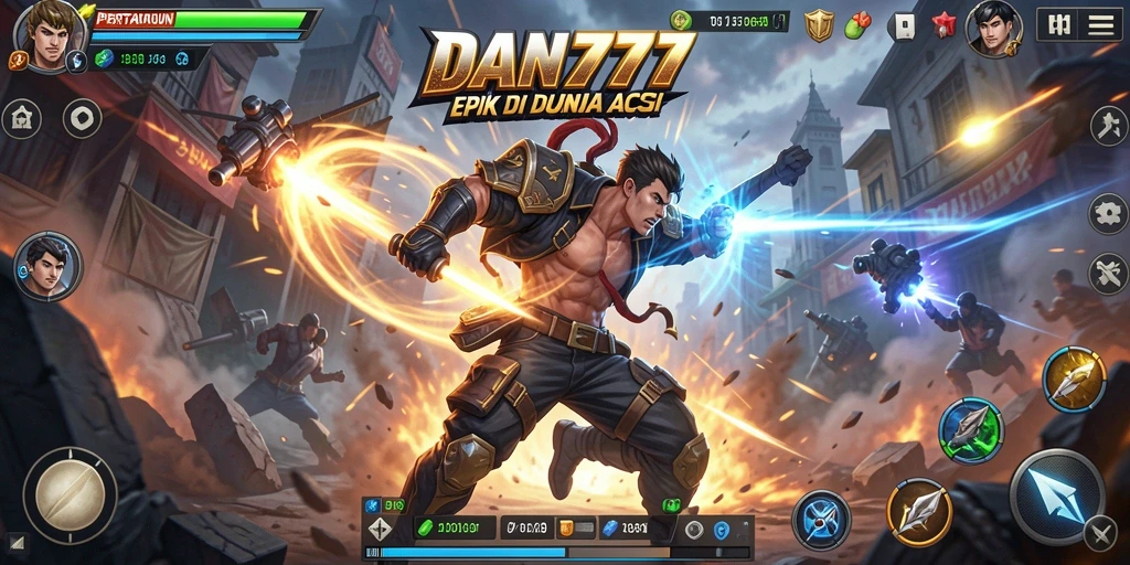 Tampilan gameplay DAN777 yang menegangkan dan spektakuler.
