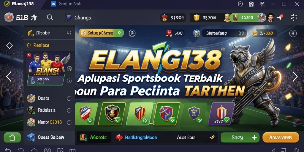 Tampilan gameplay menarik ELANG138 dengan taruhan olahraga.