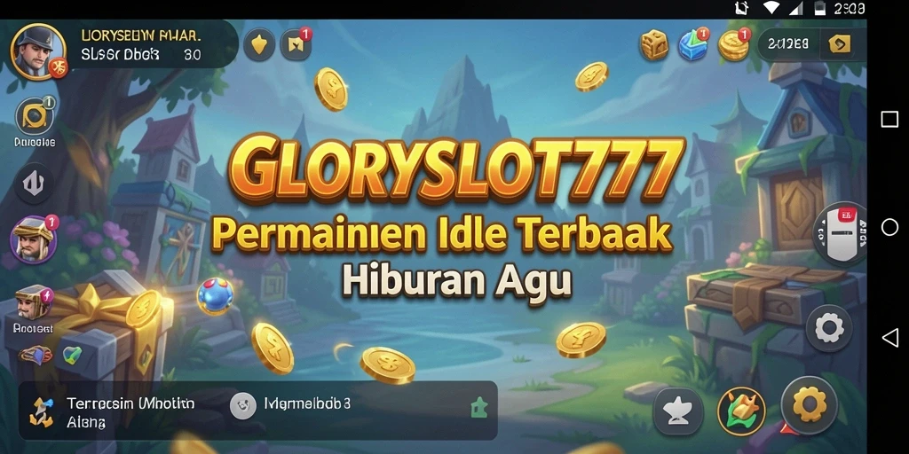 Tampilan gameplay menegangkan dari GLORYSLOT777 dengan berbagai slot menarik.