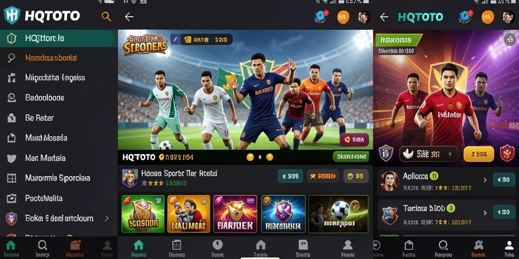 Tampilan gameplay HQTOTO yang menarik untuk taruhan olahraga.