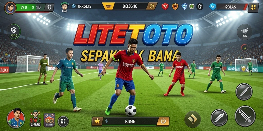 Tampilan gameplay seru dari LITETOTO yang memacu adrenalin.