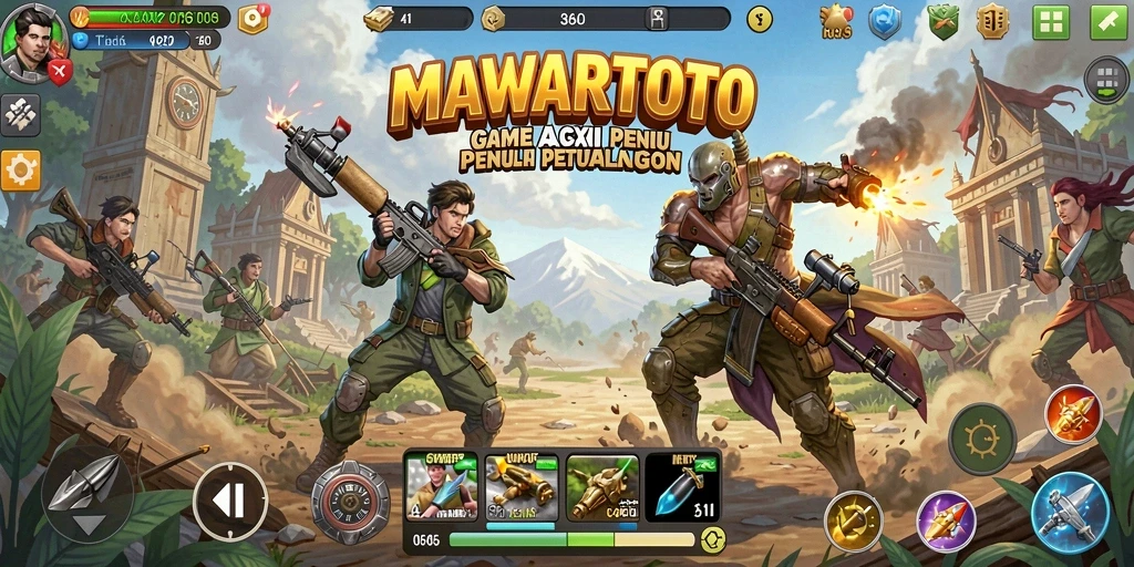 Tampilan gameplay MAWARTOTO yang mendebarkan dan penuh aksi.