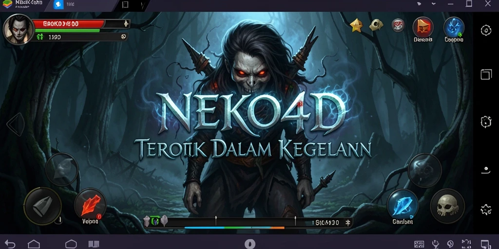 Menampilkan gameplay mencekam dalam kegelapan misterius NEKO4D.
