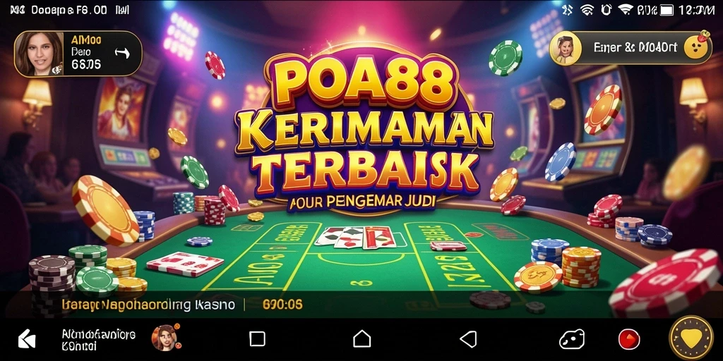 Screenshot gameplay POA88 yang menampilkan keseruan permainan Kasino.