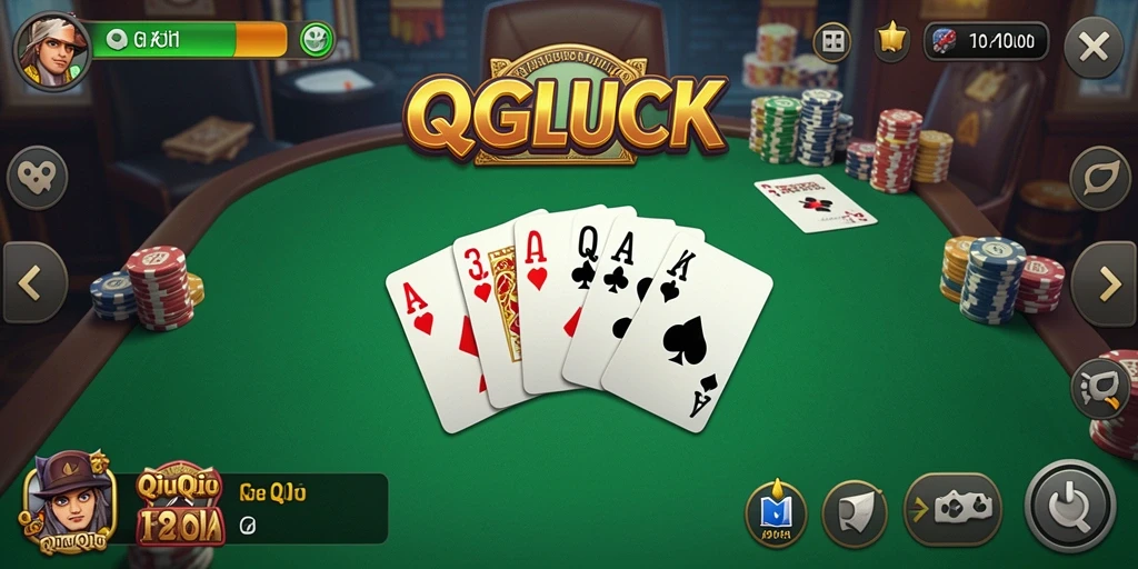 Tampilan gameplay QiuQiu yang seru dan menantang.