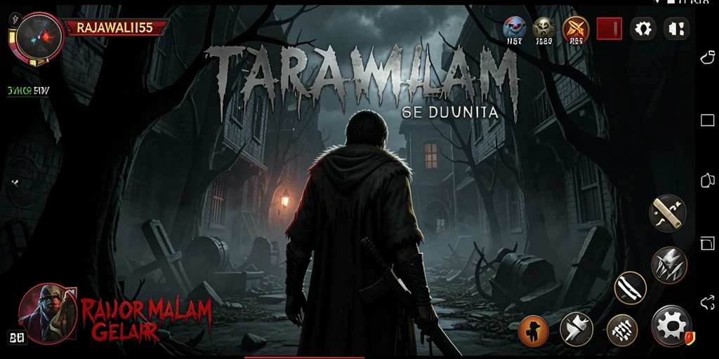 Tampilan seram dalam gameplay RAJAWALI55 yang menegangkan.