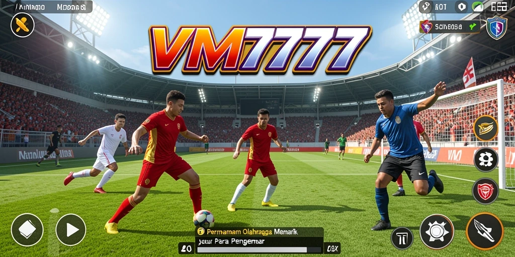 Tampilan screenshot gameplay VM777 menampilkan aksi olahraga yang seru.